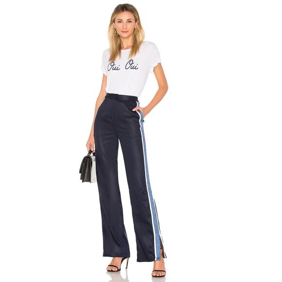 House Of Harlow 1960 x REVOLVE Slim Leg Pant in Navy Combo - Picture 4 of 4